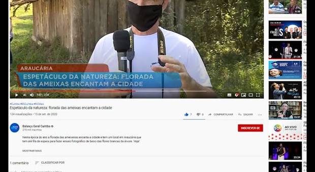 Vídeos  Trabalhos de Espetáculo da natureza: florada das ameixas encantam a cidade
