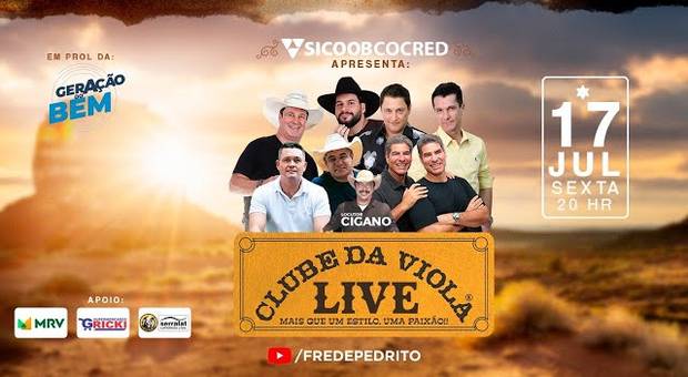 Transmissão Ao Vivo de Live Clube da Viola