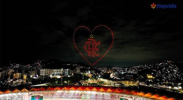 Evento de Hapvida + Flamengo | Show de Drone