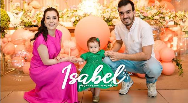 Filme dos Pequenos de 1 ano Isabel