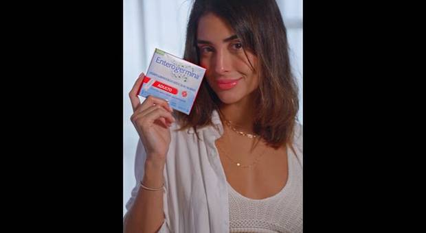 Publicidade de Enterogermina + Letícia Almeida