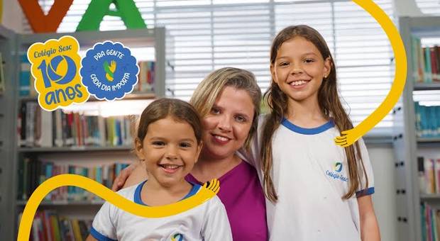 Institucional de Maria Luiza, Dilma Vitória e Bruna | 10 anos do Colégio Sesc