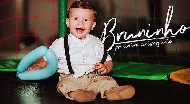 Filme dos Pequenos de Primeiro aninho do Bruninho