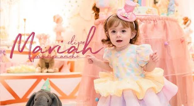 Filme dos Pequenos de Mariah Nassif, primeiro aninho