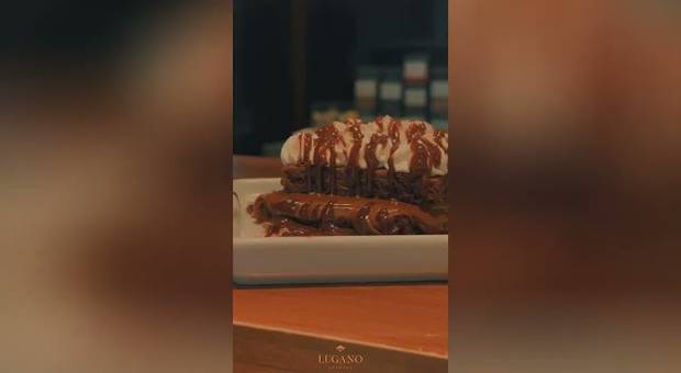 Gastronomia de A Doce Arte, Brownie Recheado - Lugano Monte Sião