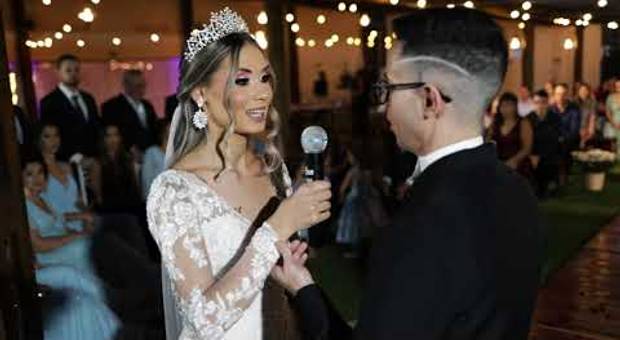 Casamento de Filmagem do casamento Leticia e Guilherme feito no Salle Eventos em Artur Nogueira