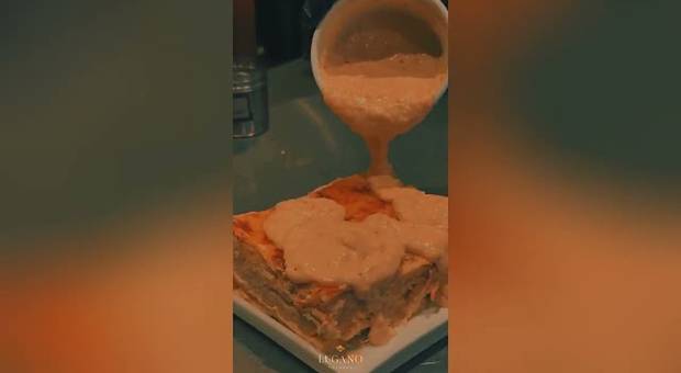 Gastronomia de Sabor em camadas, Lasanha - Lugano Monte Sião