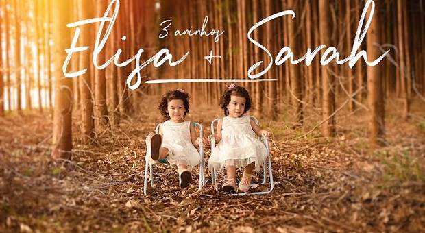 Filme dos Pequenos de Ensaio Elisa e Sarah