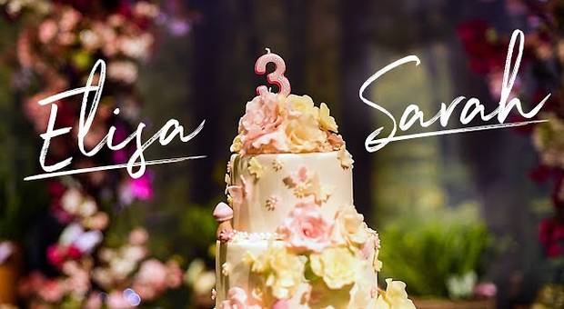 Filme dos Pequenos de 3 aninhos da Elisa e da Sarah