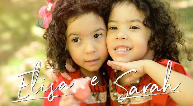 Filme dos Pequenos de Ensaio Elisa e Sarah