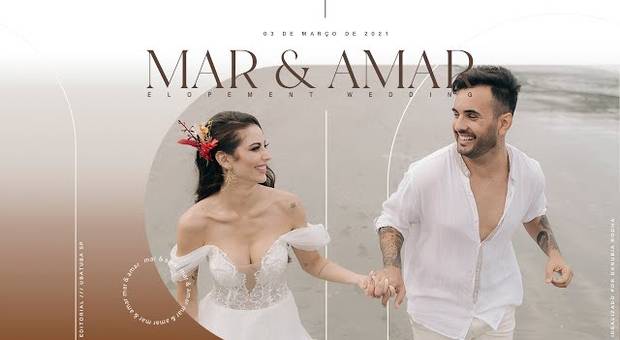 Casamentos de Elopement Wedding - Kevelyn e Allan - Mar & Amar