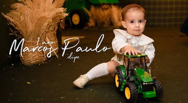 Filme dos Pequenos de Primeiro aninho Marcos Paulo