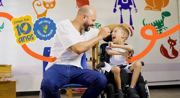 Conteúdo para Instagram de Nícolas e Jean | 10 anos do Colégio Sesc