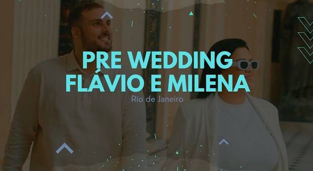 Casamento de PRE WEDDING NO RIO DE JANEIRO - FLÁVIO E MILENA