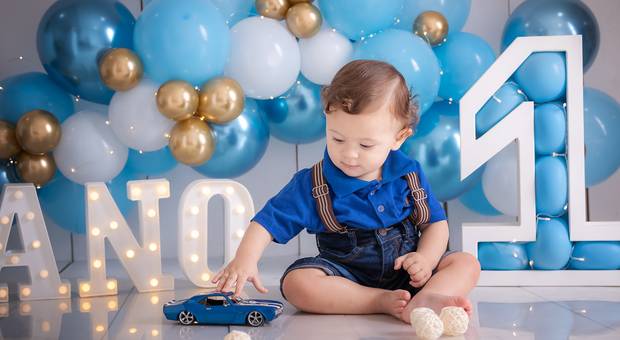 Infantil e Família de Ensaio Smash Cake - Arthur