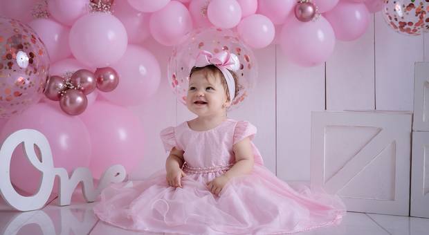 Infantil e Família de Smash Cake Amanda