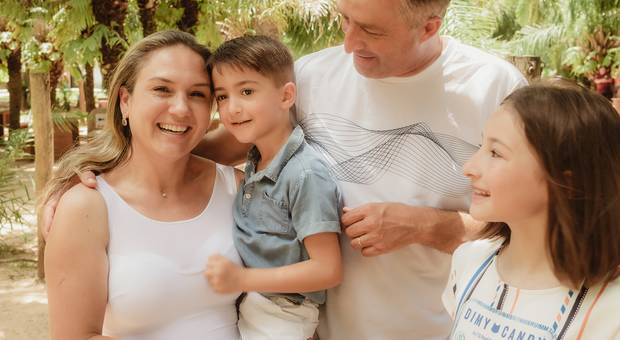 Infantil e Família de Ensaio Família 