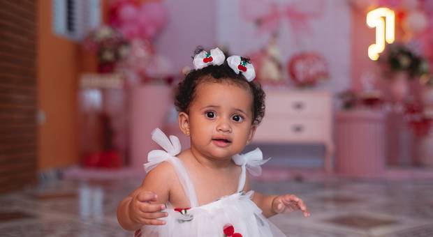 Bebês e Crianças de Ághata faz 1 aninho!