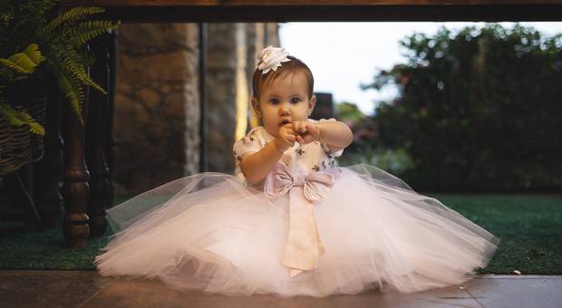 Bebês e Crianças de Batizado Maria Fernanda