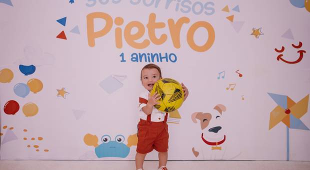 Aniversário de 365 sorrisos do Pietro