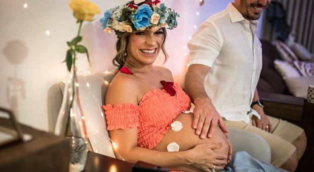 Doce espera de Chá de Bençãos Aline