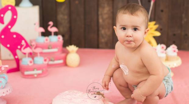 Smash the cake de Smash the cake flamingos - Clara