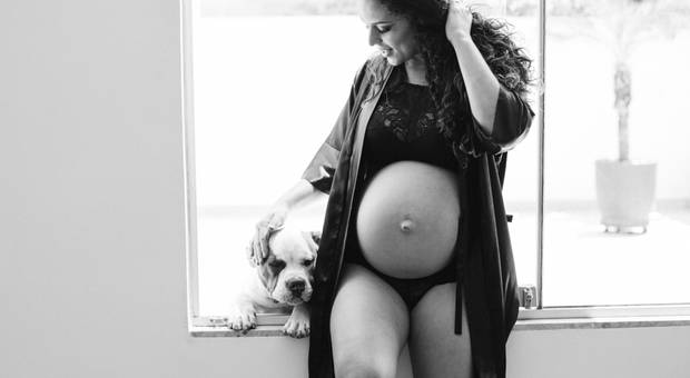 Gestante de Ensaio Lifestyle de Gestante - Kelly