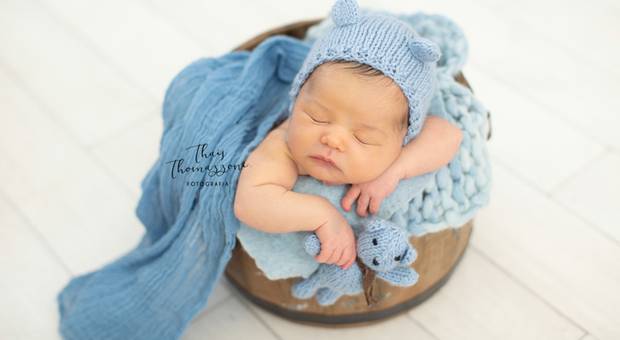 Newborn de Ensaio de Recém-Nascido - Nicolas