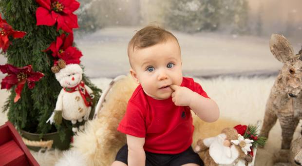 Mini-ensaio de Natal de Mini ensaio de Natal do Leo