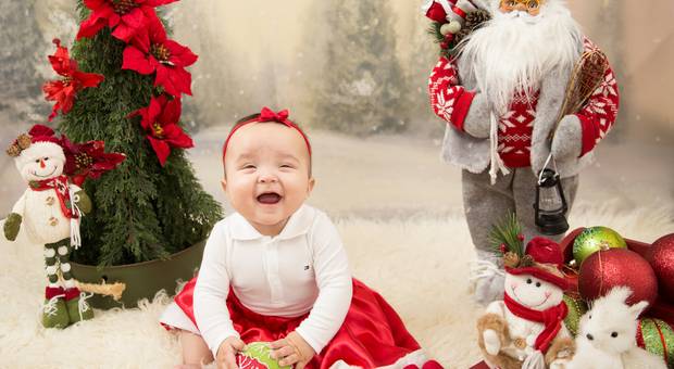 Mini-ensaio de Natal de Anna Cecília -Book de Natal