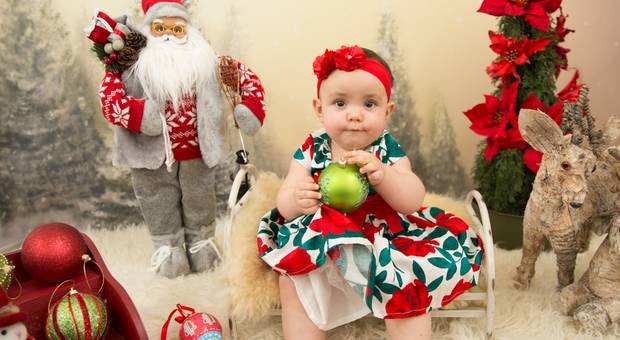 Mini-ensaio de Natal de Mini ensaio de Natal do Maria Luiza