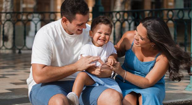 Ensaio em Família de Matheus, Janaína e Benício