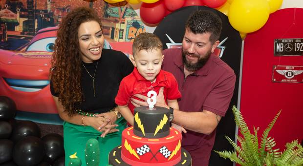 Aniversário de Aniversário 3 anos Emanuel