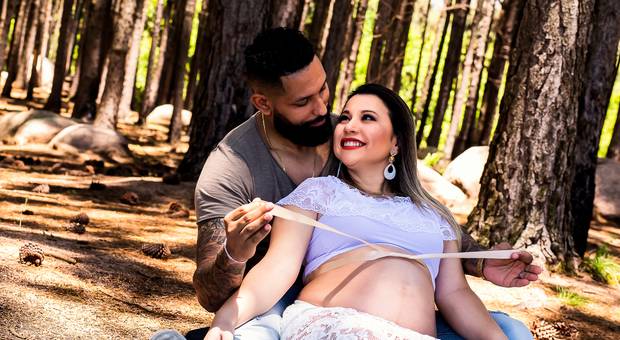 Gestante de Ensaio Gestante da Cristine e do Diego