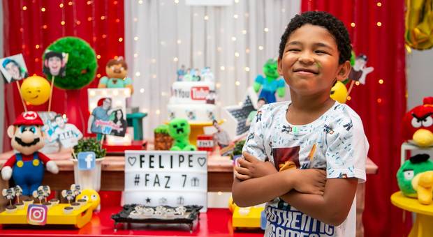 Aniversário Infantil de 7 Anos do Felipe