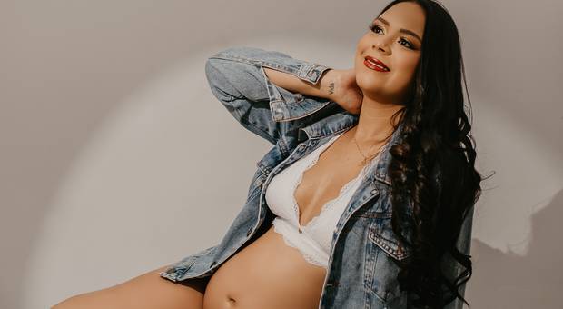 Gestantes de Ensaio Gestante - Sthefany