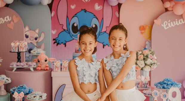 Aniversários de Lívia e Luísa 9 anos