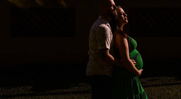 Gestante de À espera de Isaac! Tudo é história!