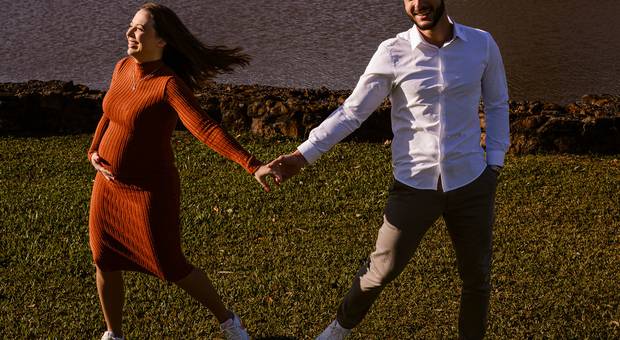 Gestante de Enaer e Lucas esperam a Olívia! 