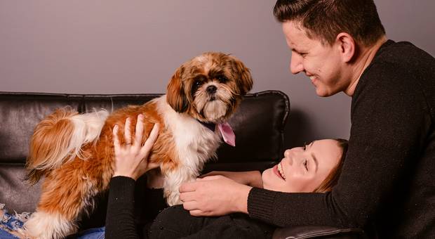 Casal de Pamela, Adilson e Luke!