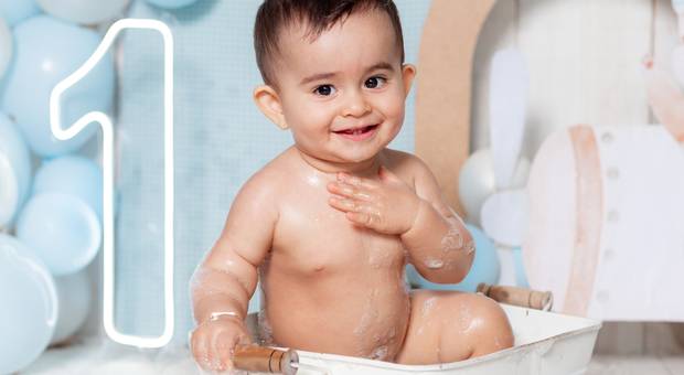 Banho de Leite de Theo 12 Meses