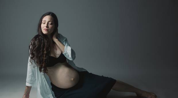 Gestantes de Laura e Mateus a espera da Diana