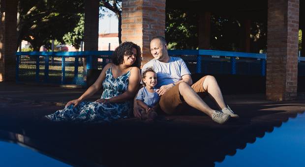 Família de Ensaio de família do Pierre sua família