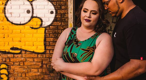 Casais de Ensaio Pré Casamento na linha do trem de São Joaquim da Barra