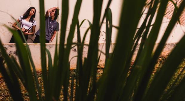 Casais de Ensaio de casal na rodoviária de São Joaquim da Barra