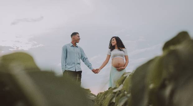 Gestantes de Ingrid e Abimael