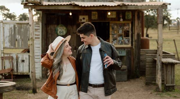 Casal de Larissa e Eric