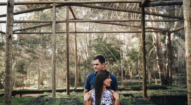 Casal de Aninha e Pew