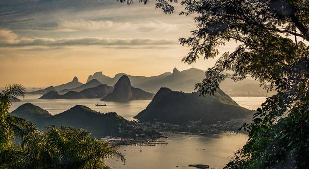 Paisagens de Cartões postais