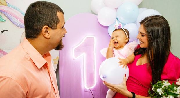 Aniversário Infantil de Aniversário de 1 ano da Betina